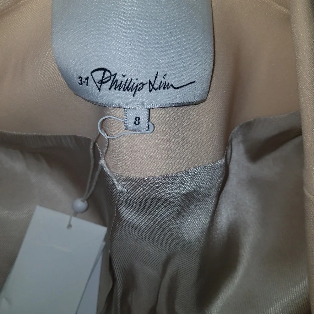 Phillip Lim 3.1 Soft Peach Cut Away Blazer s8